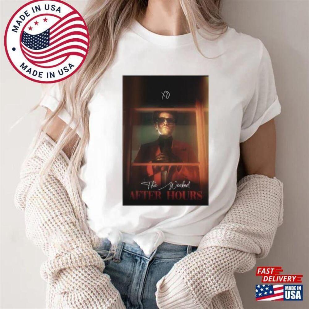 The Weeknd Xo After Hour T-Shirt T-shirt Tw Music Album Weekend Jumper Classic